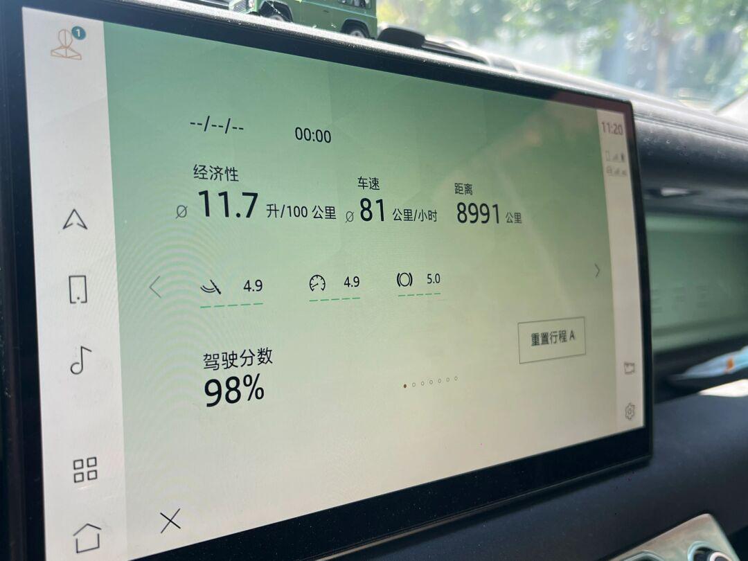 路虎卫士110油耗