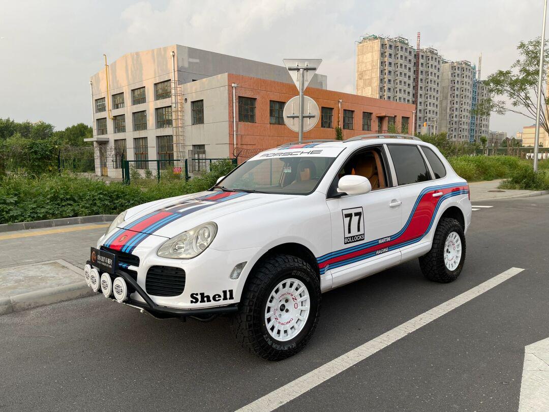 保时捷卡宴martini 彩绘改色