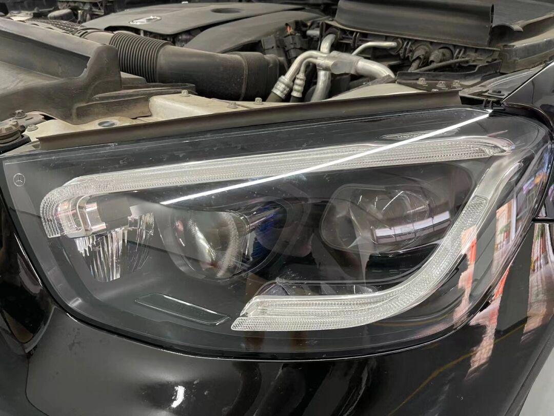 成都奔驰glc改欧司朗擎天霸激光大灯