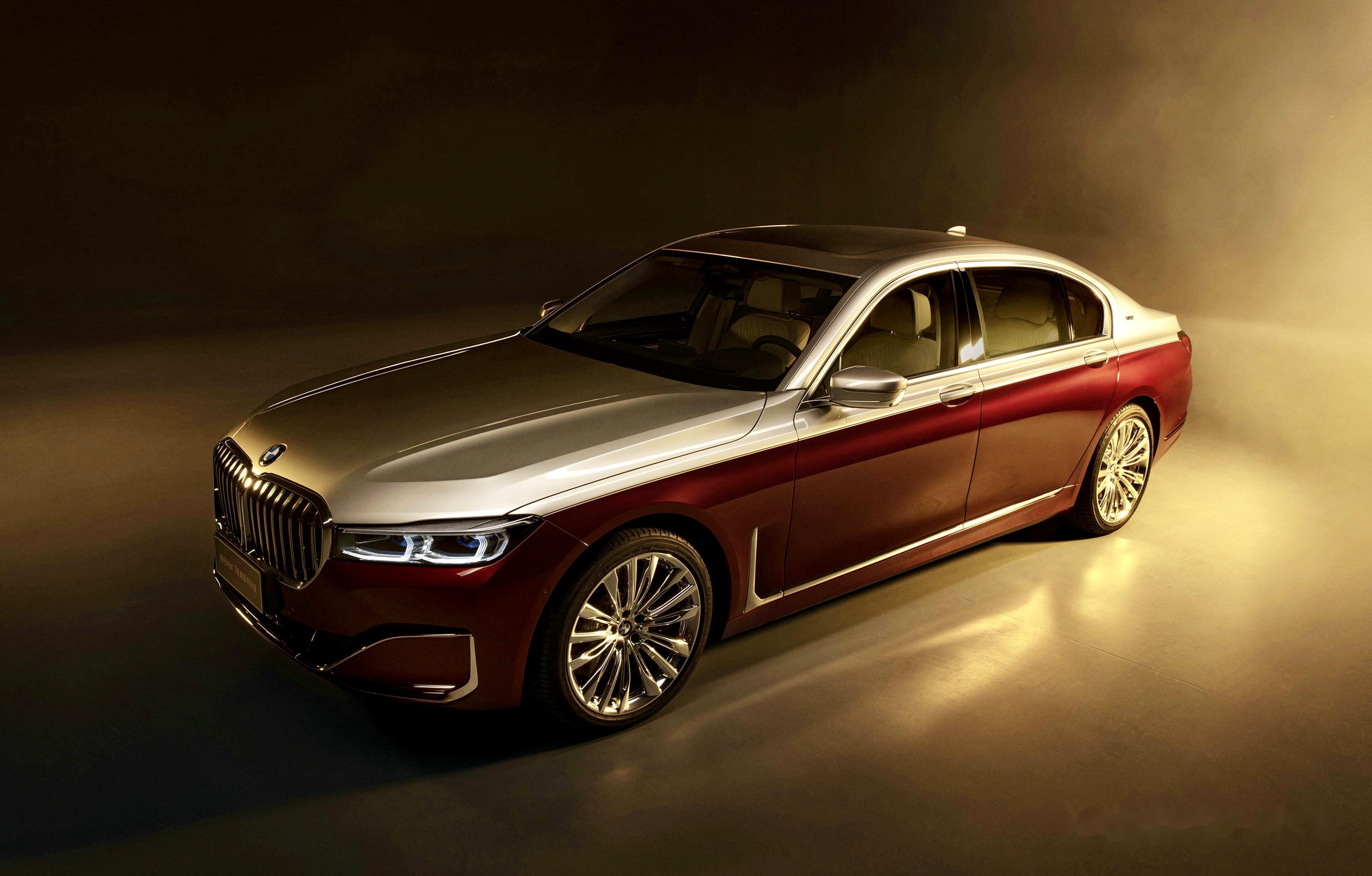 这应该是最美宝马7系了吧咋一看还有点红旗h9感觉