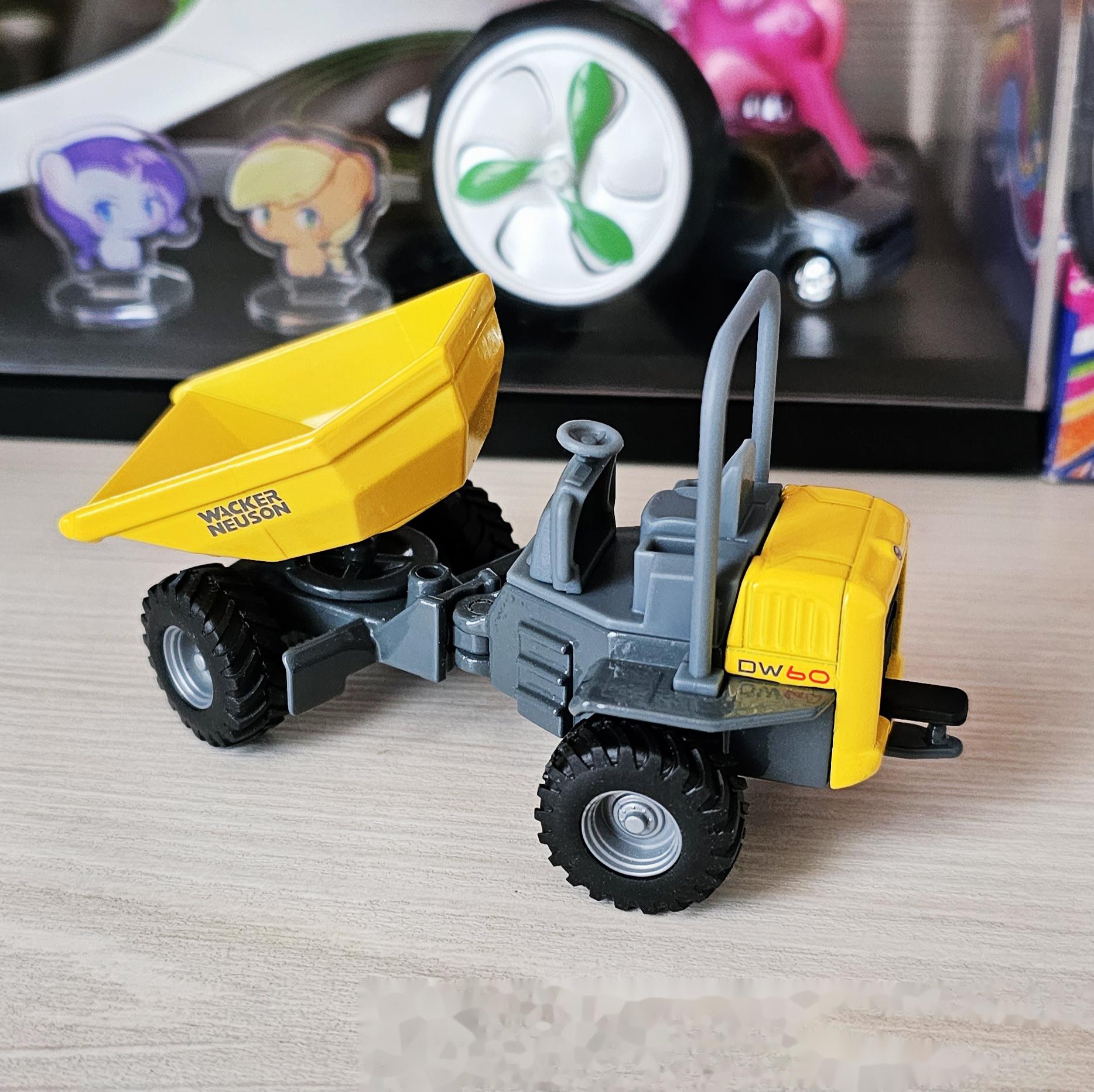 578 siku 威克诺森dw60小型自卸车 比例1/50 车斗即是车头 车斗可
