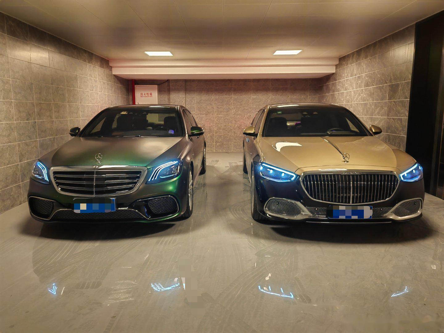 昨晚开着迈巴赫s680和上海粉丝的s65lamg>