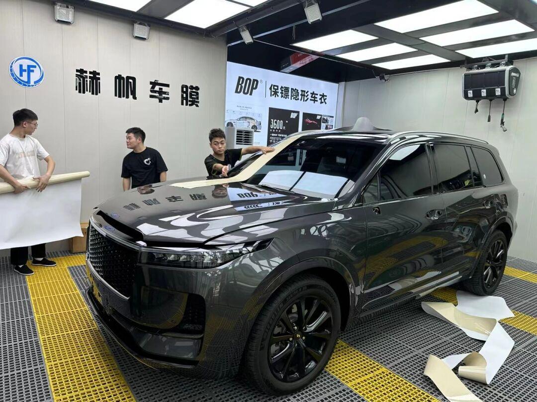 07理想one car 理想one color 78全车水晶卡其米兰改色效果