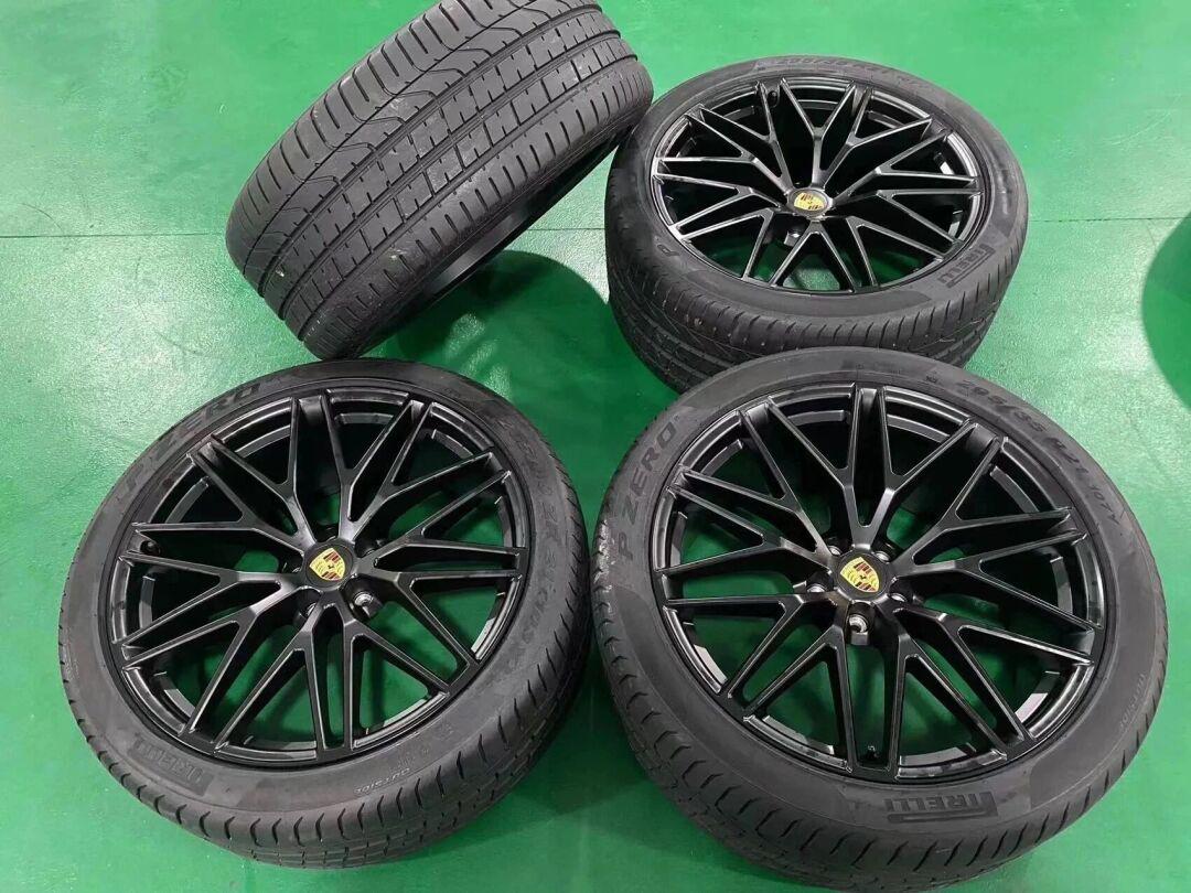 macan换上gts轮毂效果太赞啦