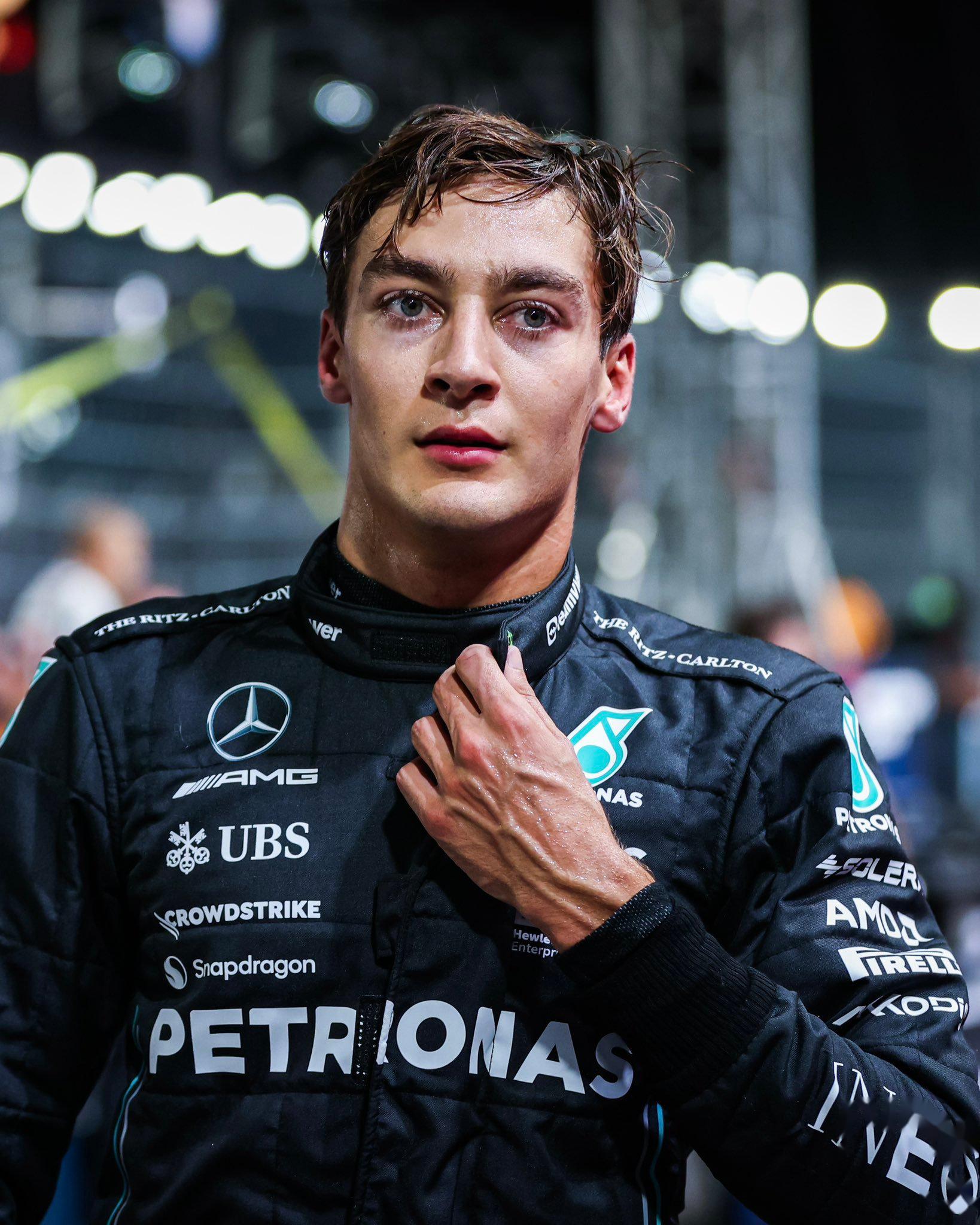 梅赛德斯车手拉塞尔f1新加坡站周日赛后 拉塞尔:我无言以对.