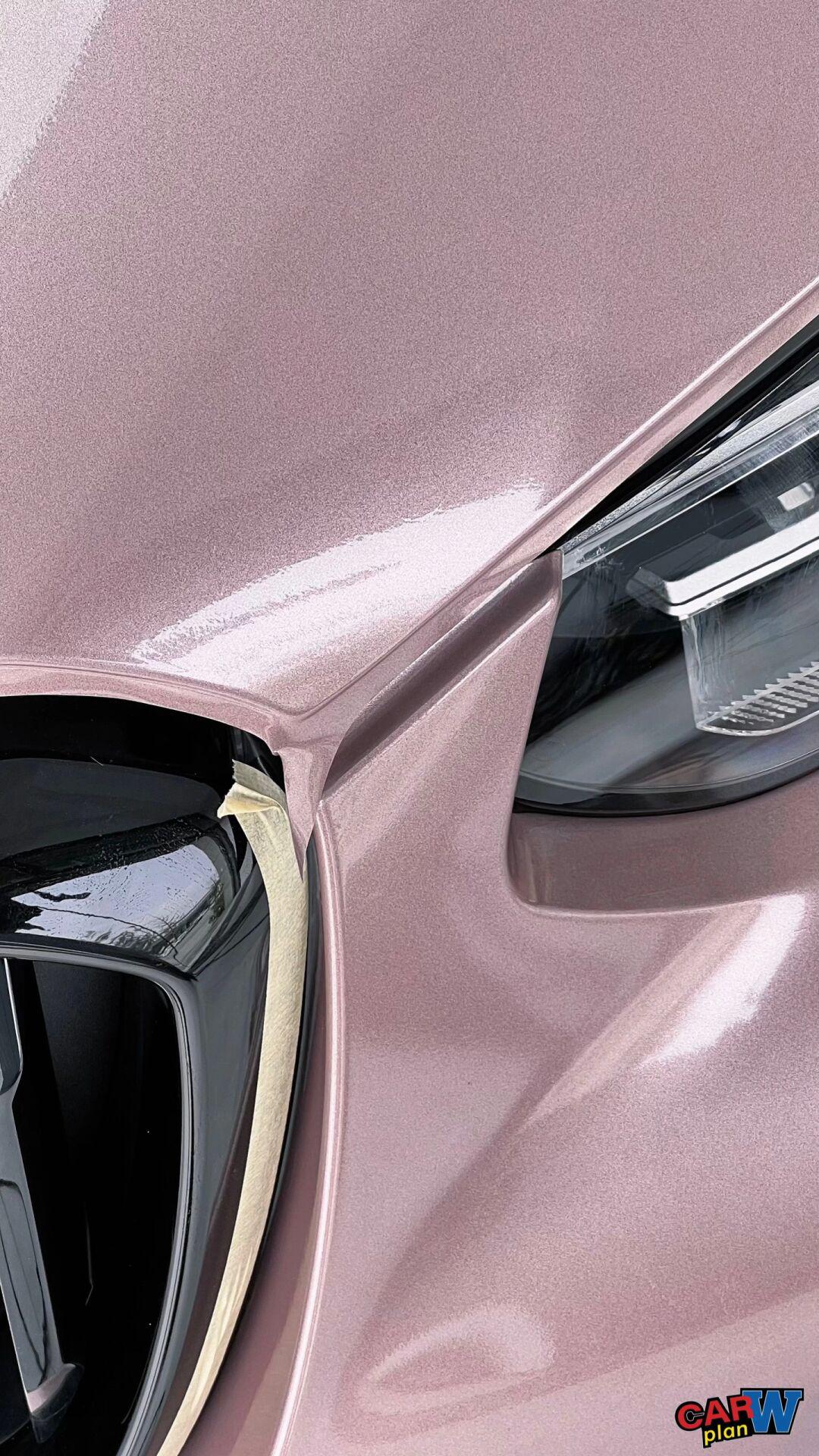 carplan|宝马x3|超亮金属冰莓粉