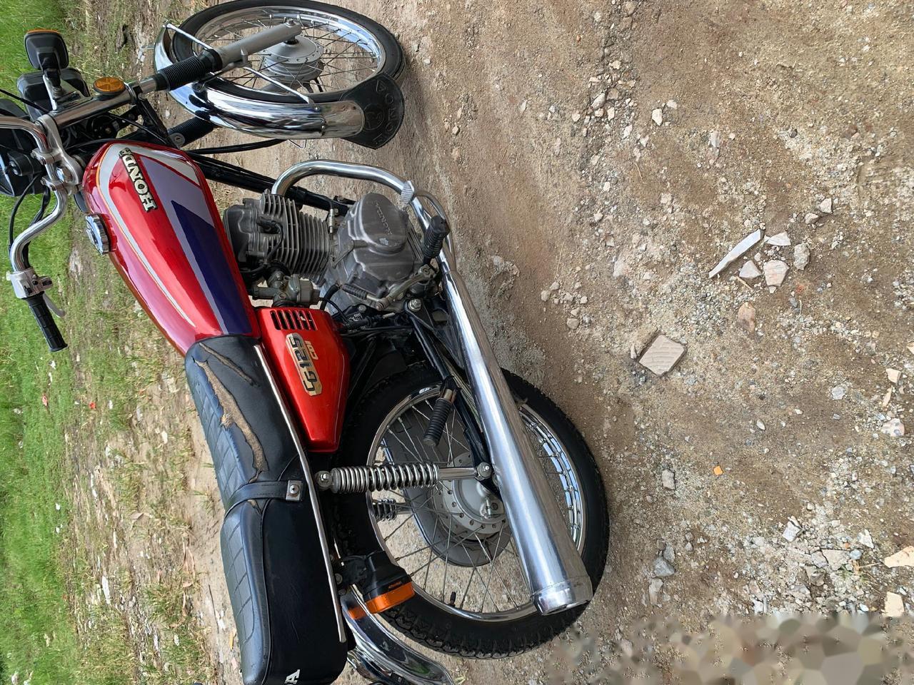 花猫王,本田125.经典老车.情怀老车.