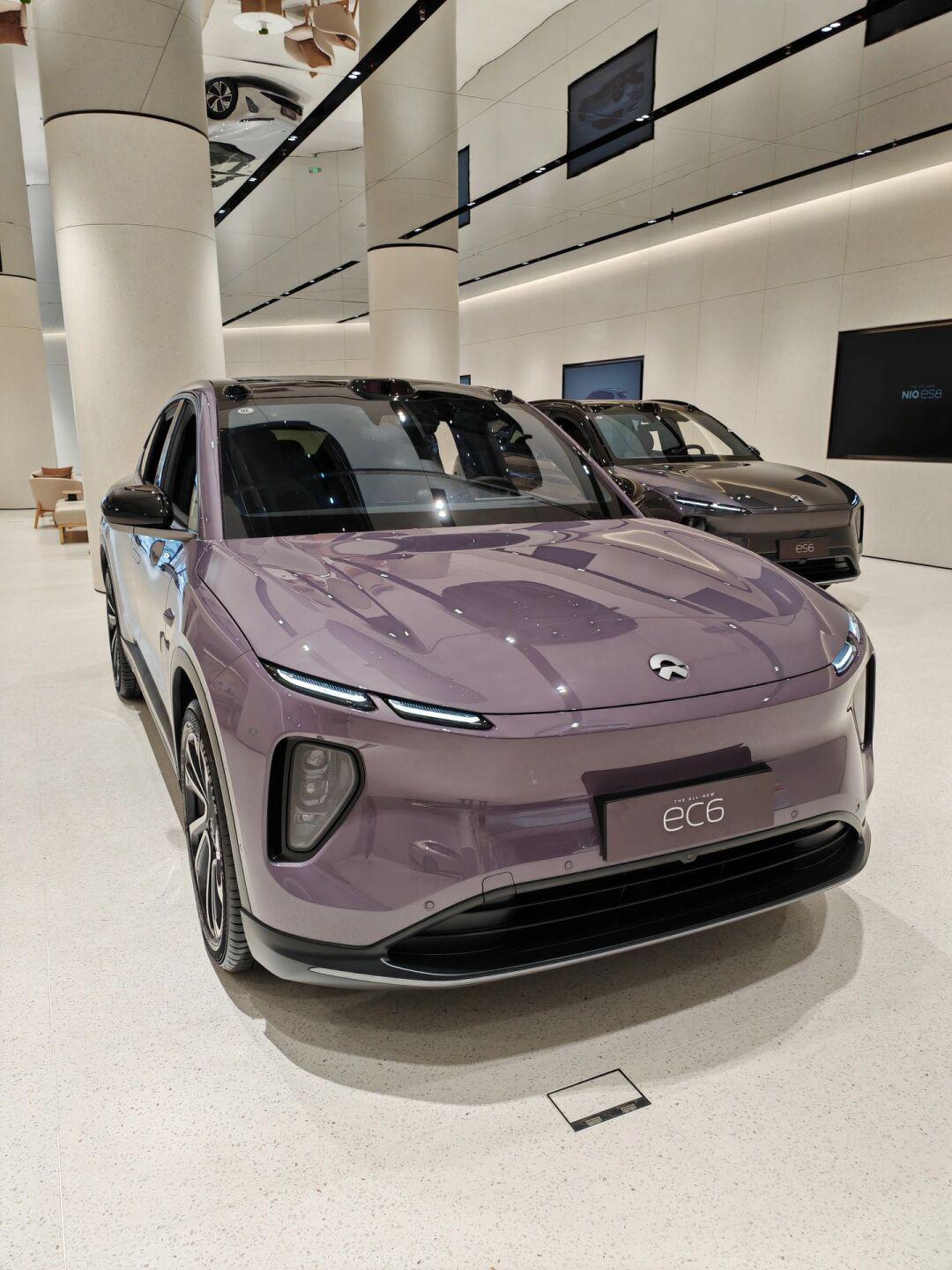 蔚来ec6实车分布!