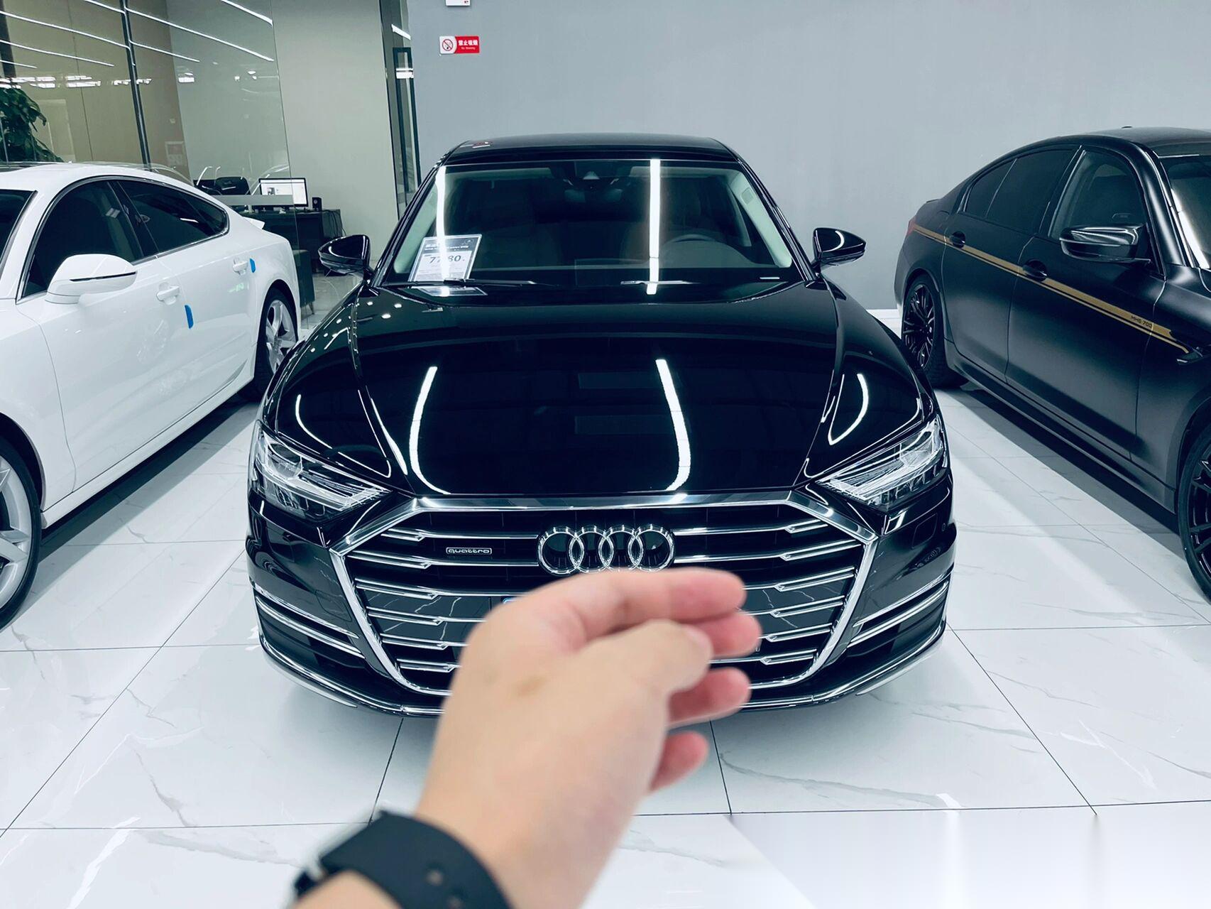 看外观分得清a6还是a8吗 如图这是一台2021款 a8l 50 tfsi qu_奥迪a8