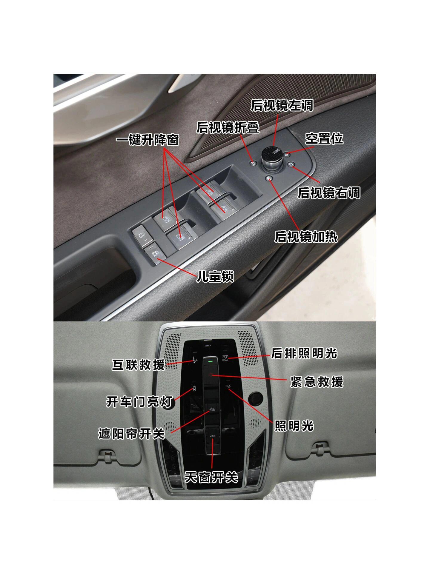 奥迪a8按键说明