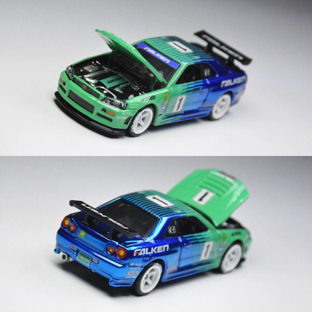 风火轮改装rlc尼桑r34gtr飞劲赛车