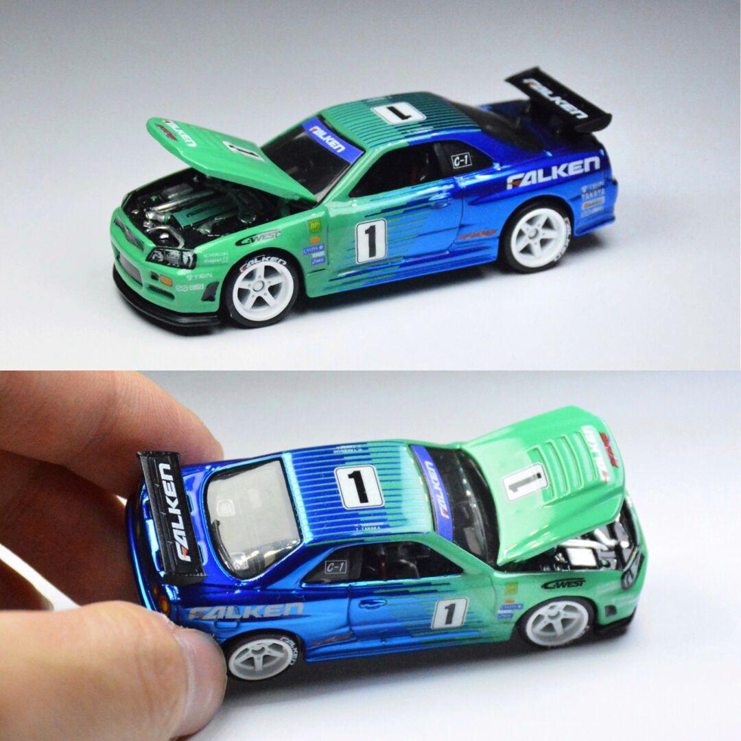 风火轮改装rlc尼桑r34gtr飞劲赛车