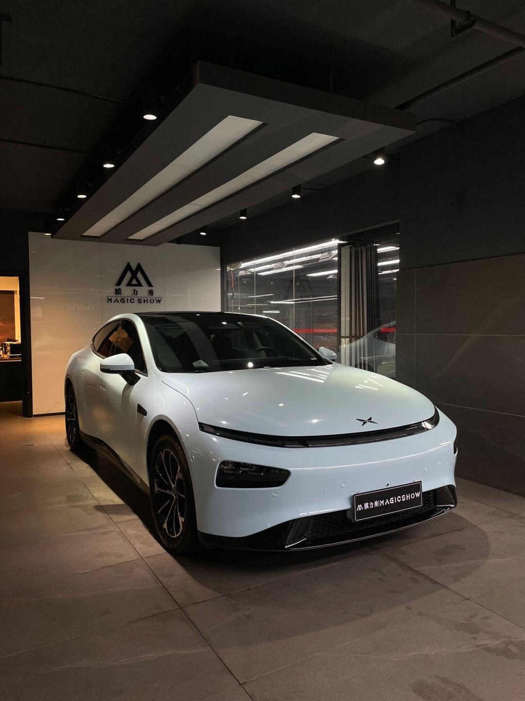 小鹏p7最佳颜色之一,耐看不油腻