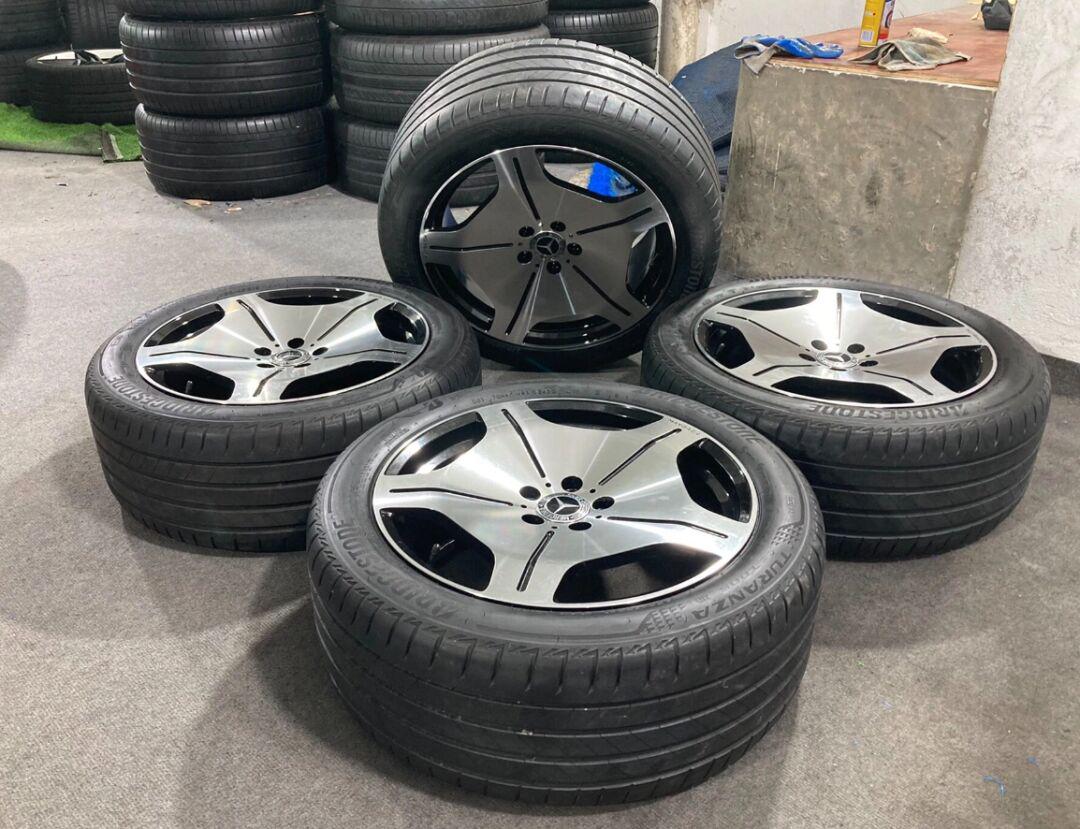 19寸奔驰迈巴赫s480轮毂 轮胎型号:255/45r19 合适车型:e级 s级