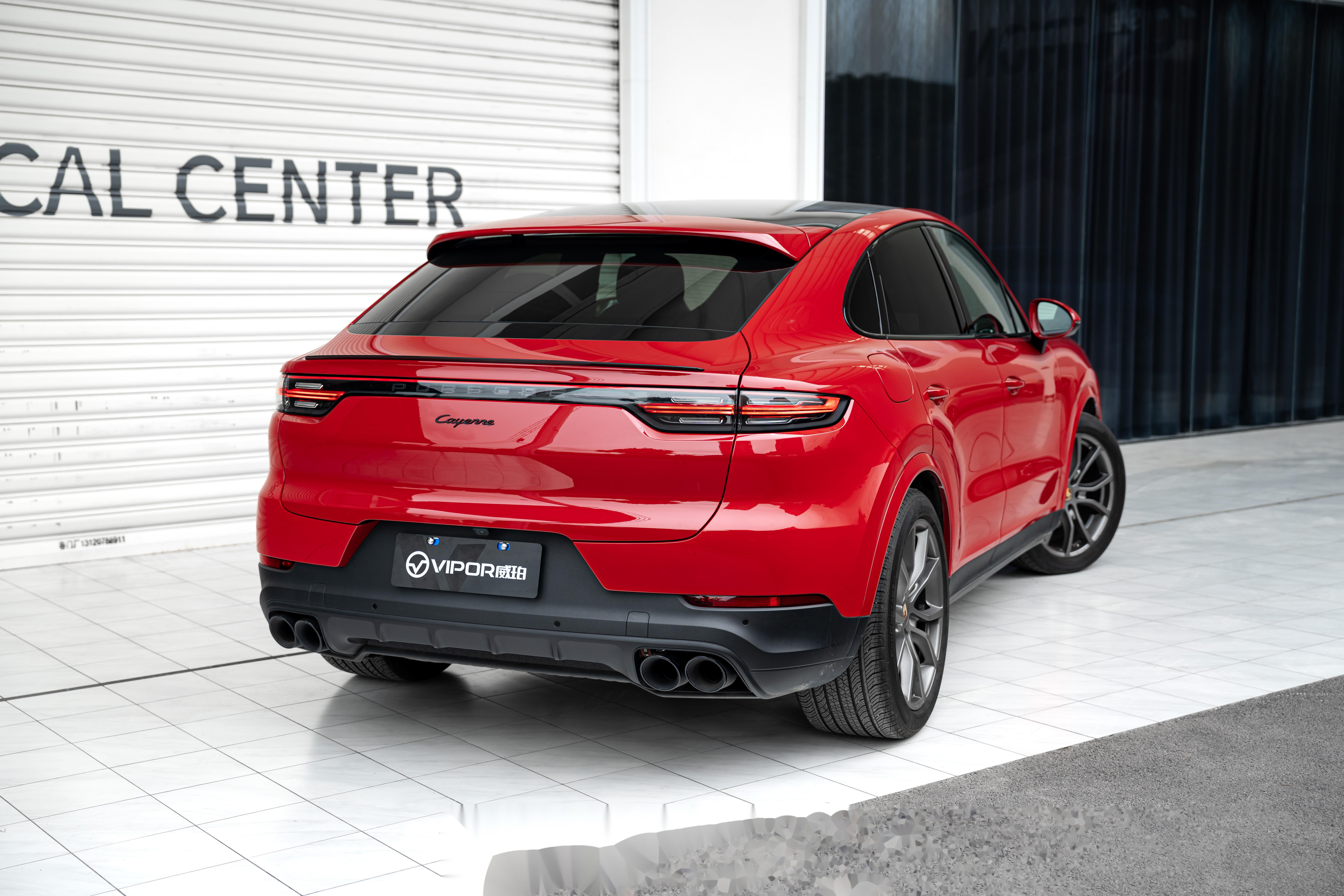 22年上牌卡宴coupe 超高配置!8000km! 主要配置:胭脂红,sc运动组