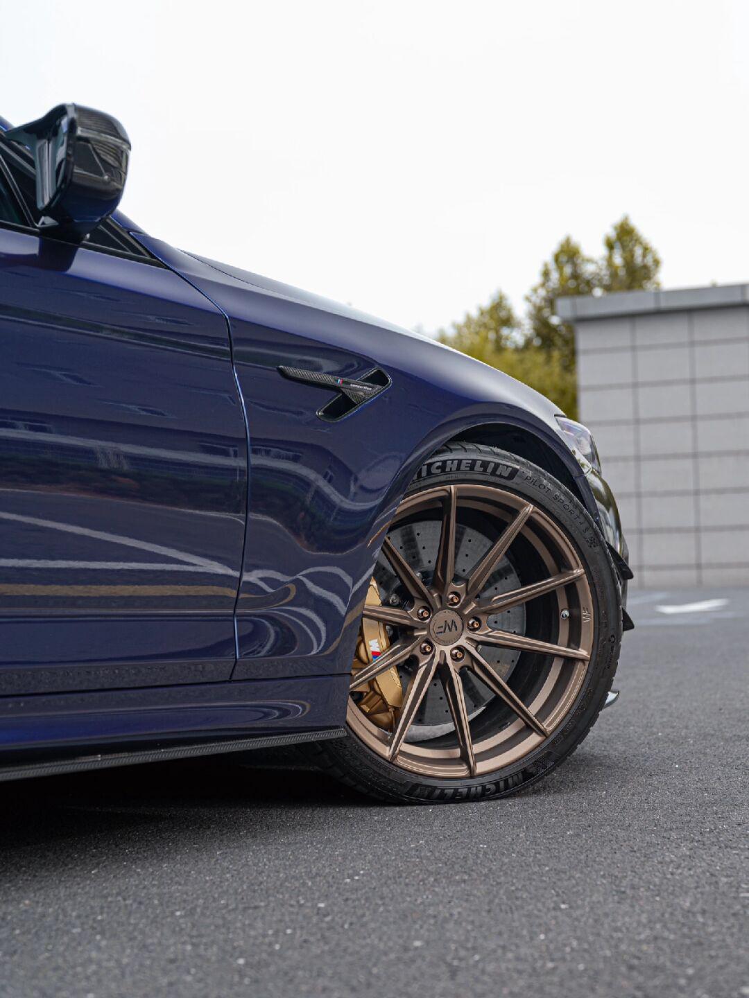 原厂色你可以永远相信7515宝马m5换装丹泉石蓝