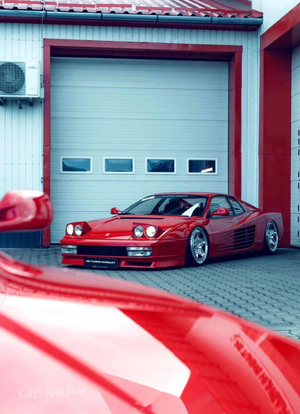 80年代最美的法拉利 testarossa 属于512车系 1984-1992