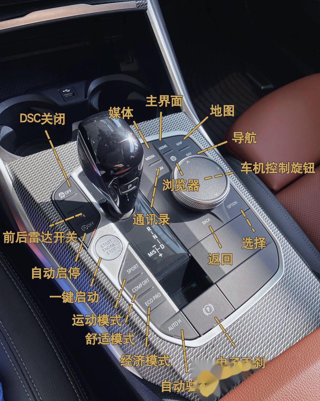 宝马|三系车内按键详细图解,赶紧点击收藏7815