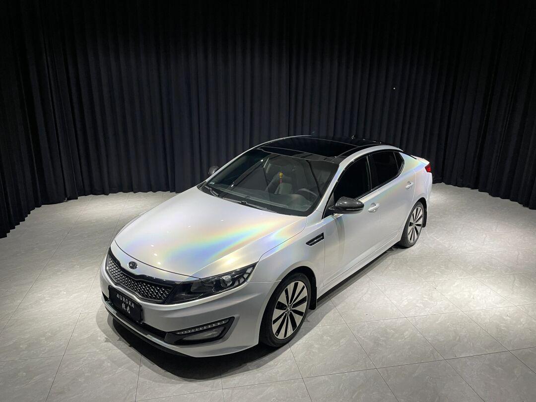 宁波汽车改色90199907起亚改色96七彩镭射白_起亚k5社区_易车