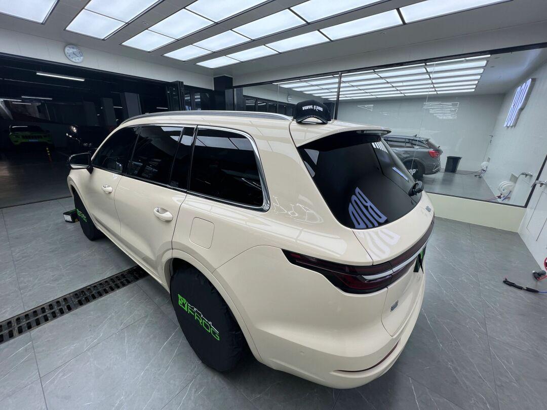 改色膜首选@vinylfrog青蛙改色膜 漆面奶咖pet底纸,平整度更高 理想o