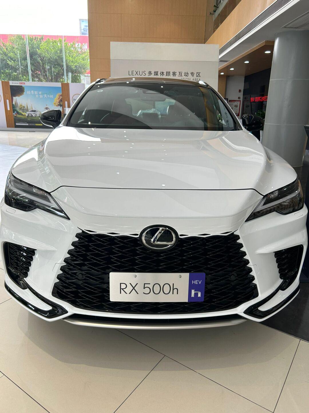 雷克萨斯rx 500h f sport 心动亦新动