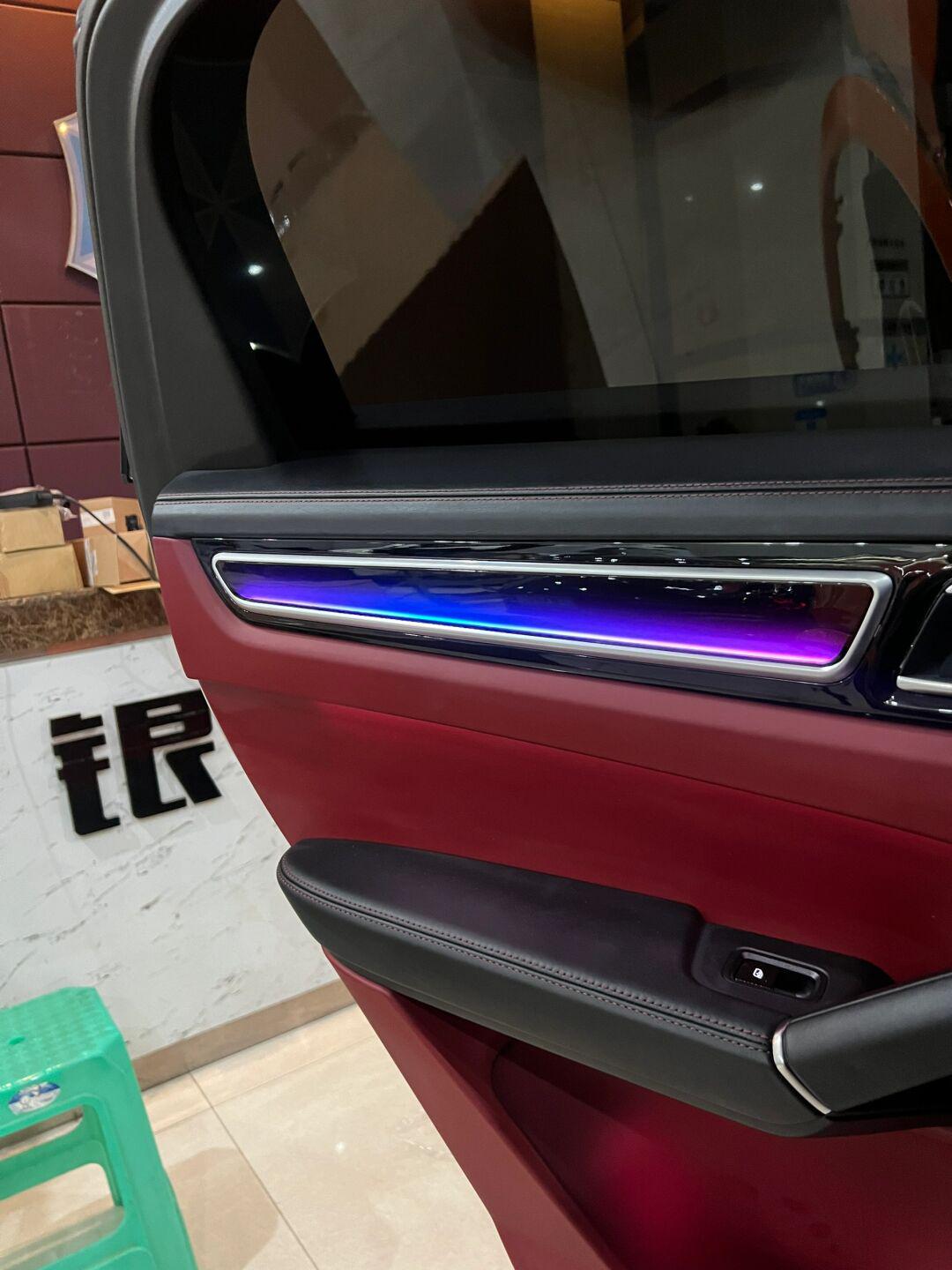 新款卡宴氛围灯太酷啦_保时捷cayenne社区_易车社区