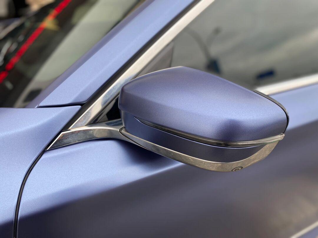 宝马7系改色案例ax电光午夜蓝