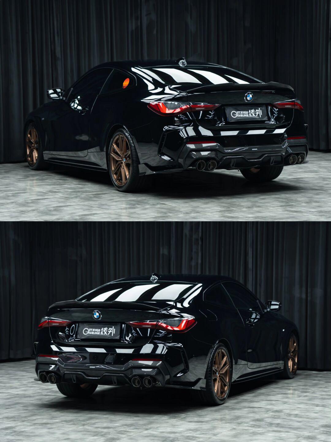 宝马4系|升级黑武士.独一档的靓丽风景线