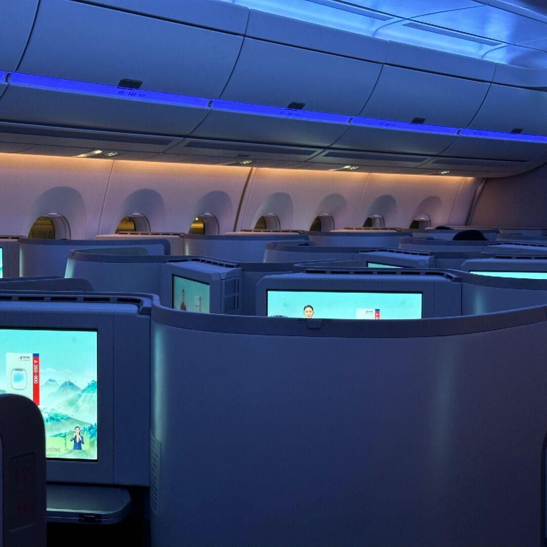 国航a350洲际线商务舱 北京9899-墨尔本9696_奔驰eqs suv社区