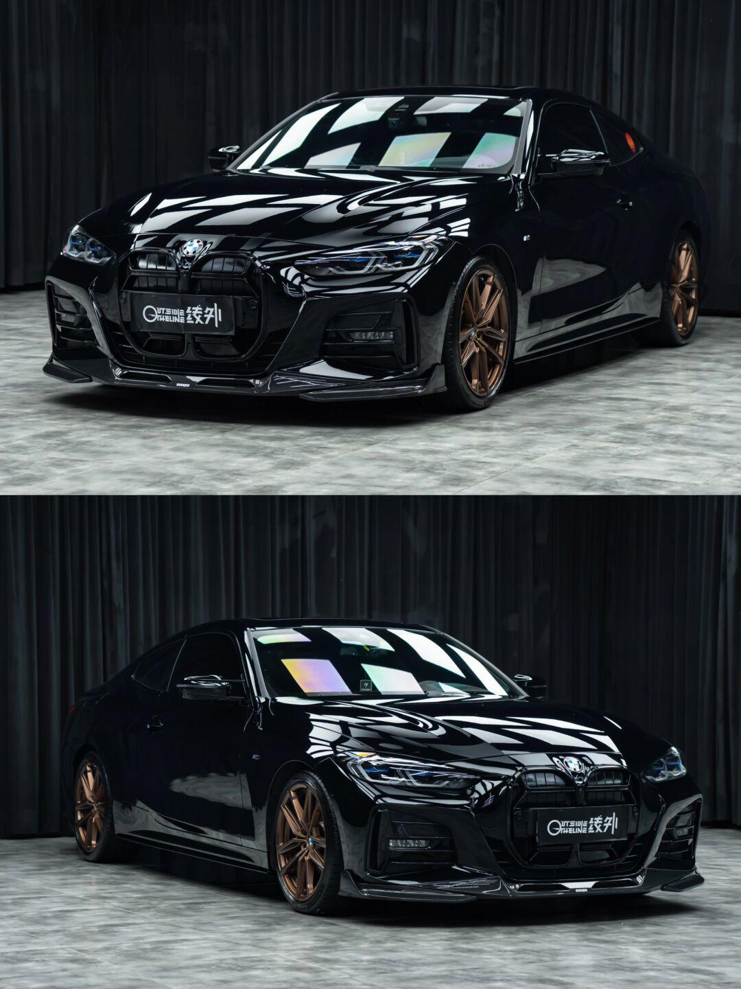 宝马4系|升级黑武士.独一档的靓丽风景线