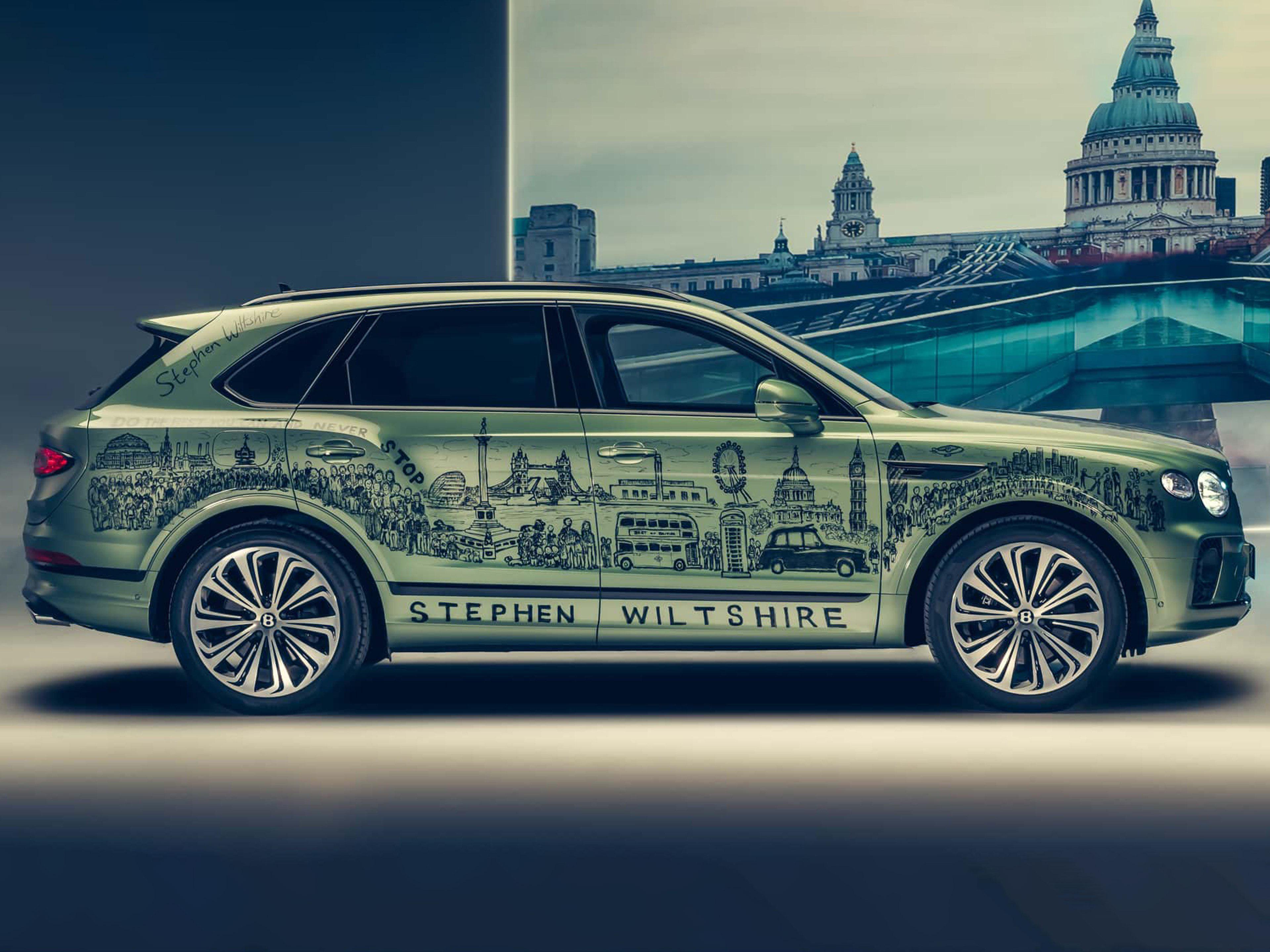 日前,宾利汽车发布一款添越特别版车型"belonging bentayga".这