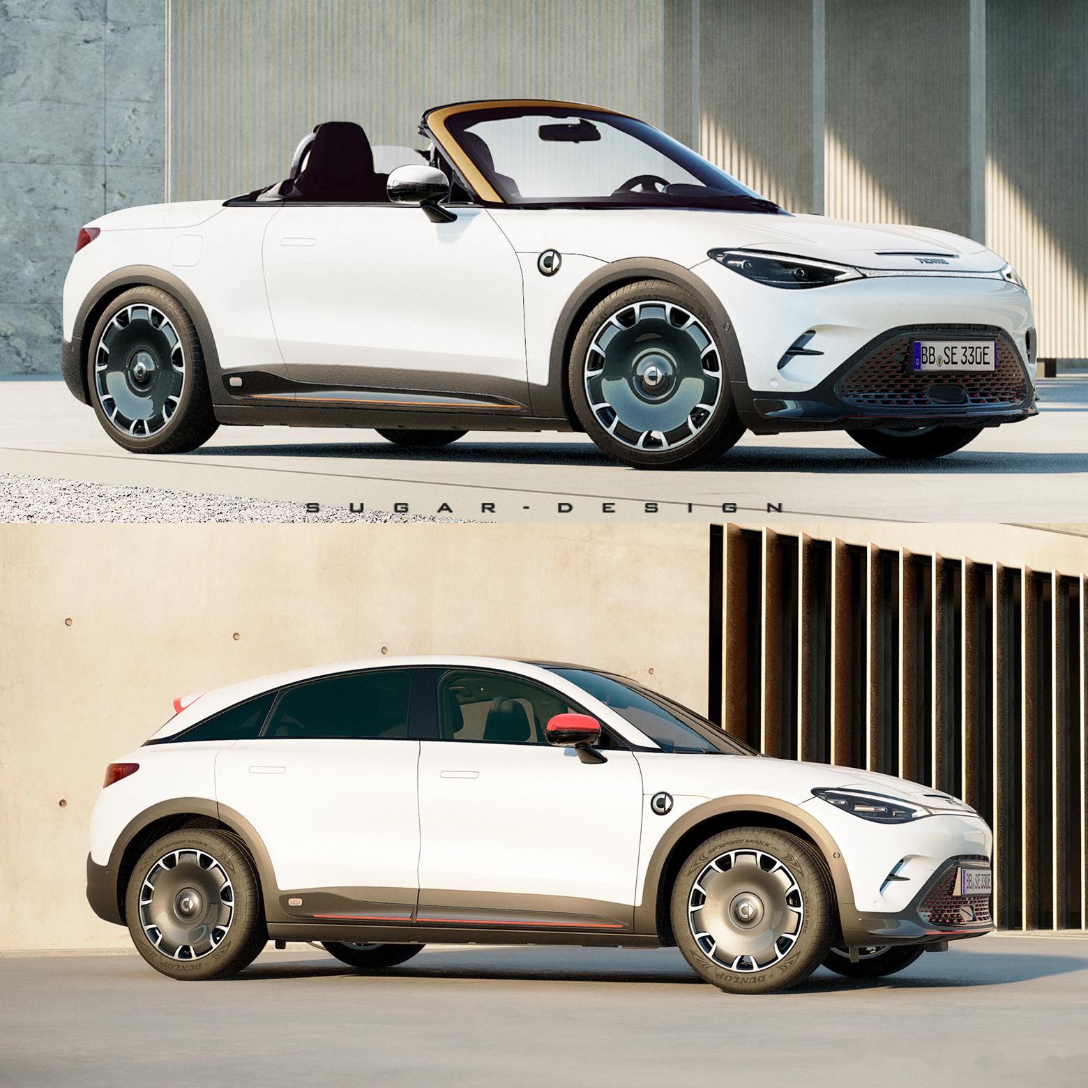 很早就听到了风声,smart为自家双门车预留了two那样纯粹的"smart",还