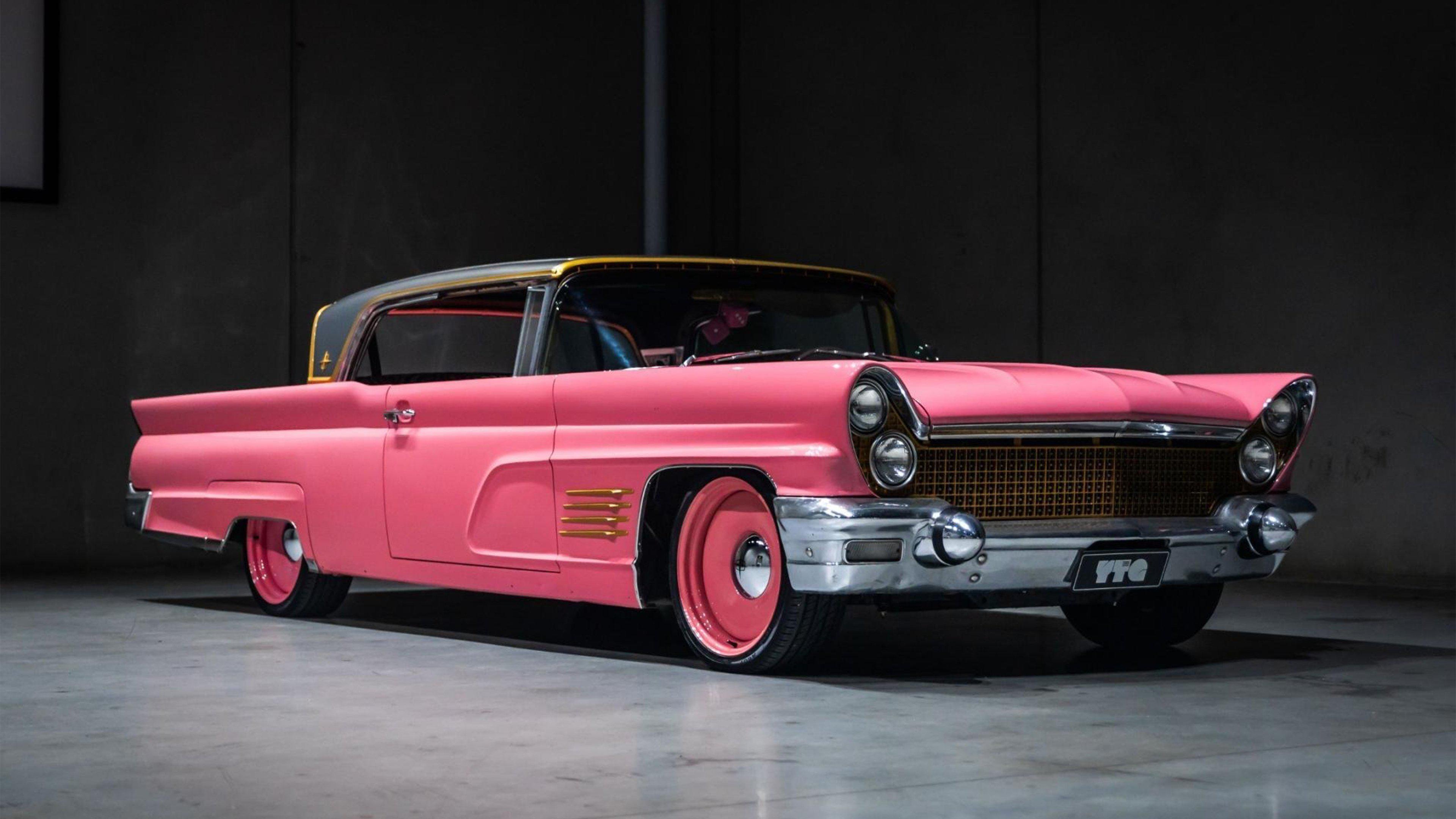 1960 林肯大陆 mark v coupe,比较亚文化的改装风格.