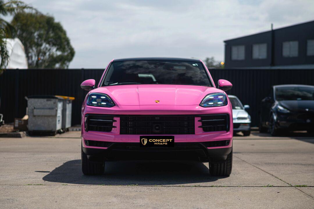 改色贴膜 保时捷卡宴