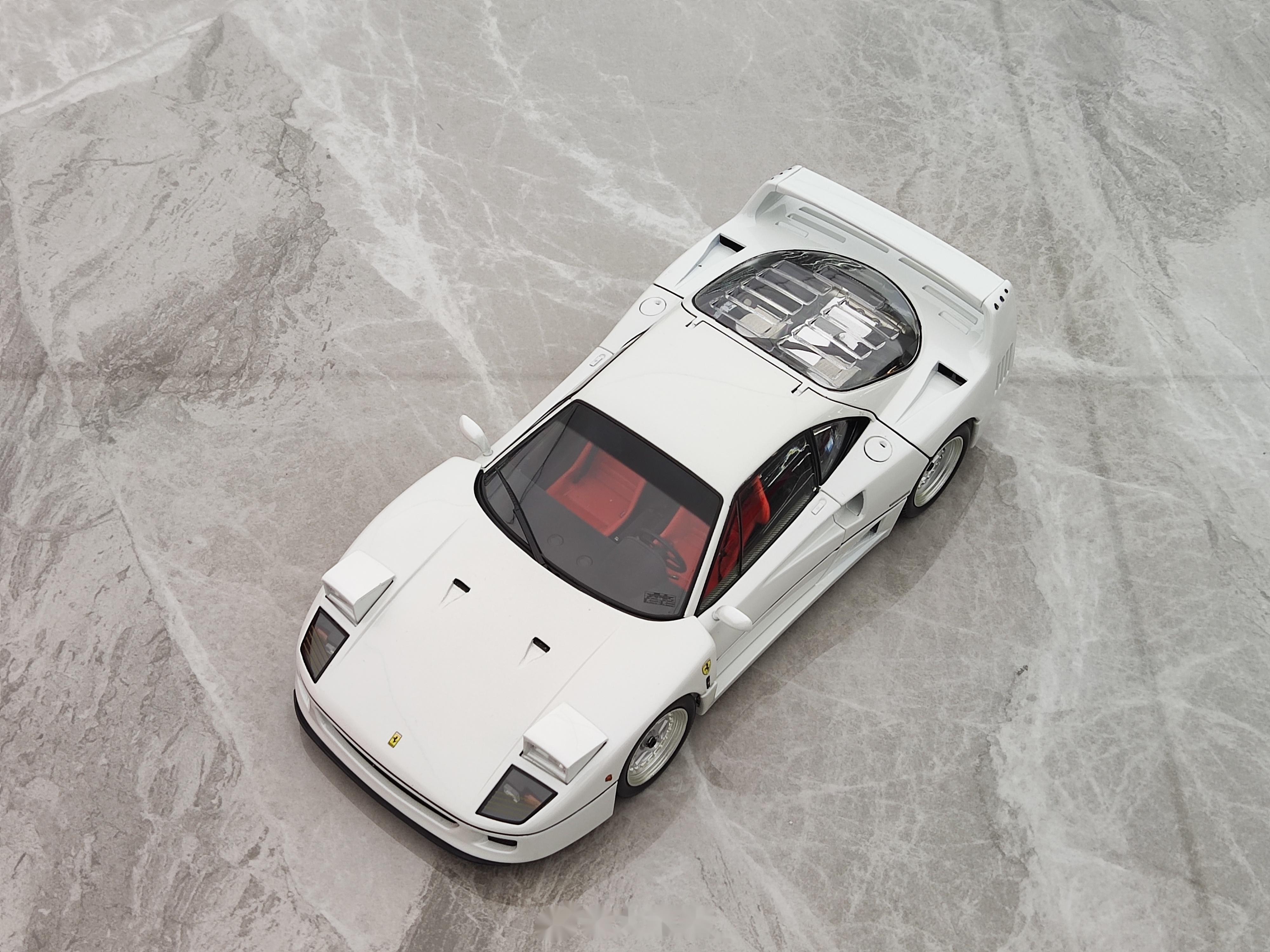 kyosho 1/18 法拉利 f40 珍珠白
