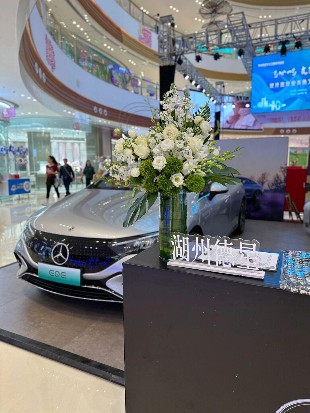 湖州德星奔驰eq家族外展