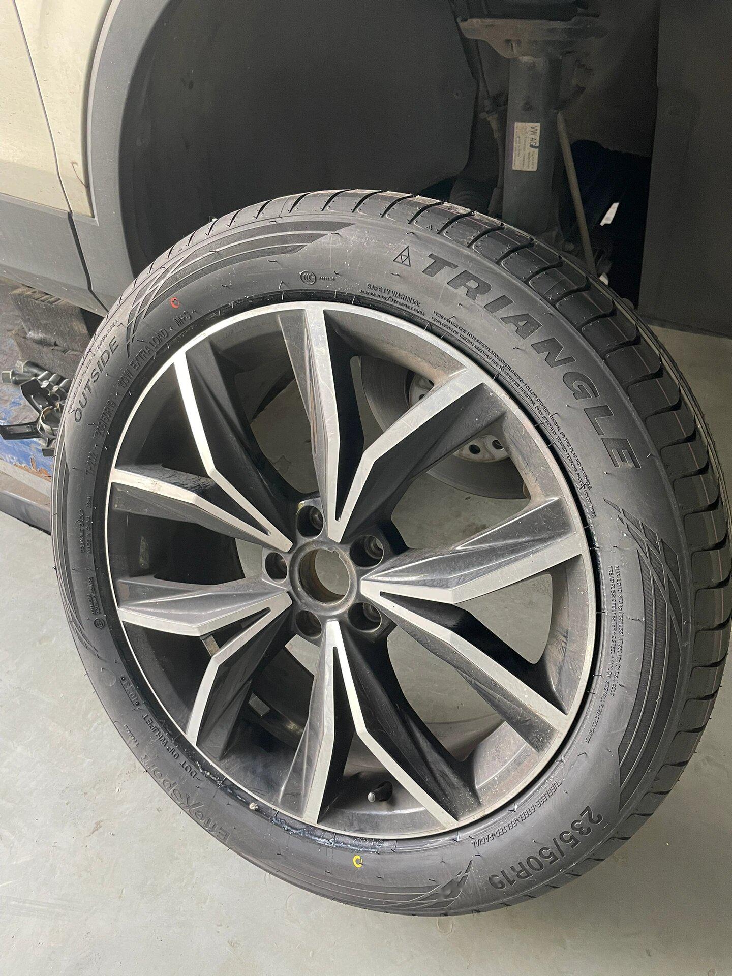 三角轮胎th202途观l上车 235/50 r19,换胎如换车. 新花纹,23年