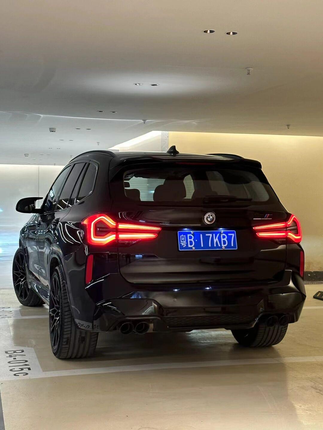 宝马x3 改装新款鸟巢轮毂案例