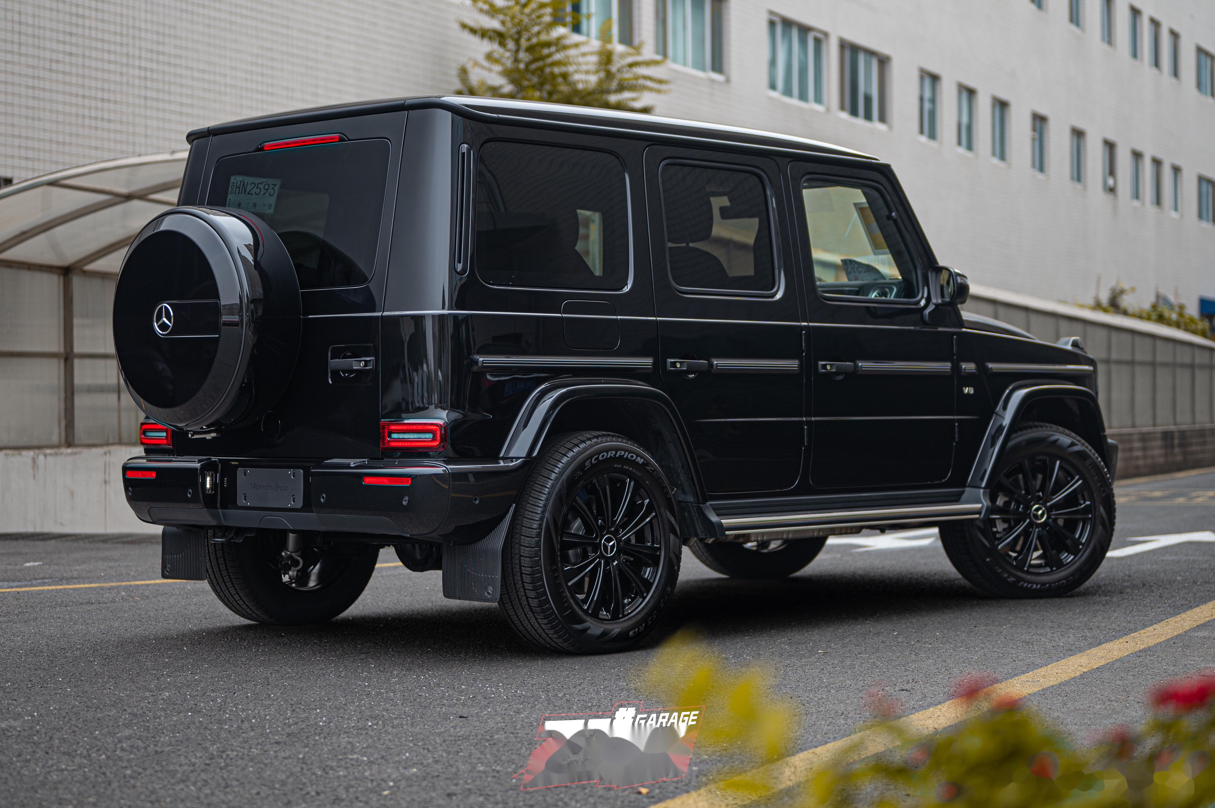 奔驰g500换装威固v5车衣 饱受太多的飞石和莫名其妙的小挂小蹦的困扰