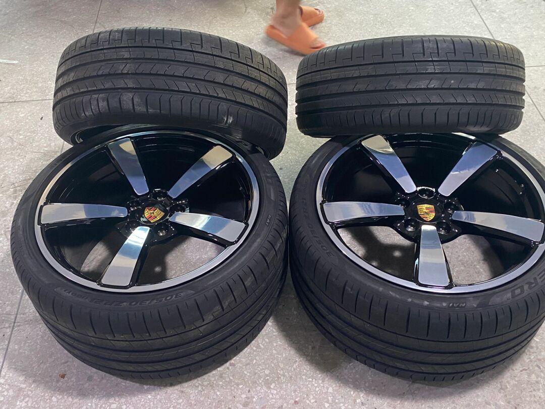 保时捷911轮毂五幅一套