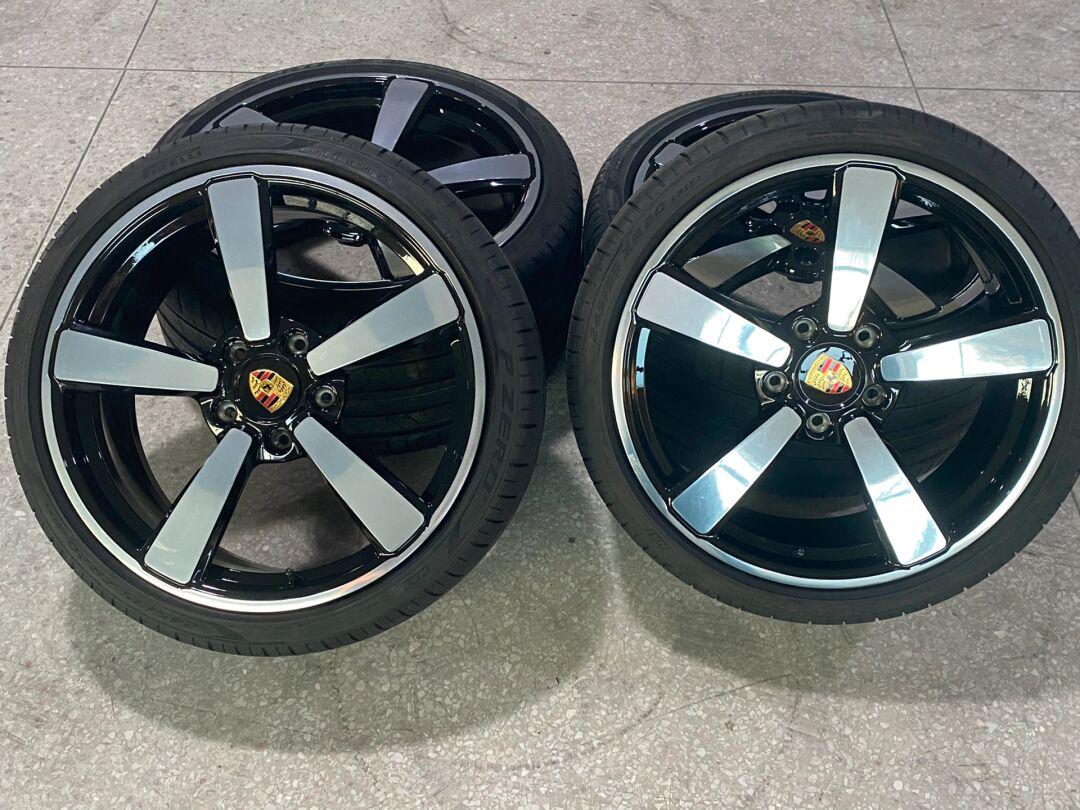 保时捷911轮毂五幅一套
