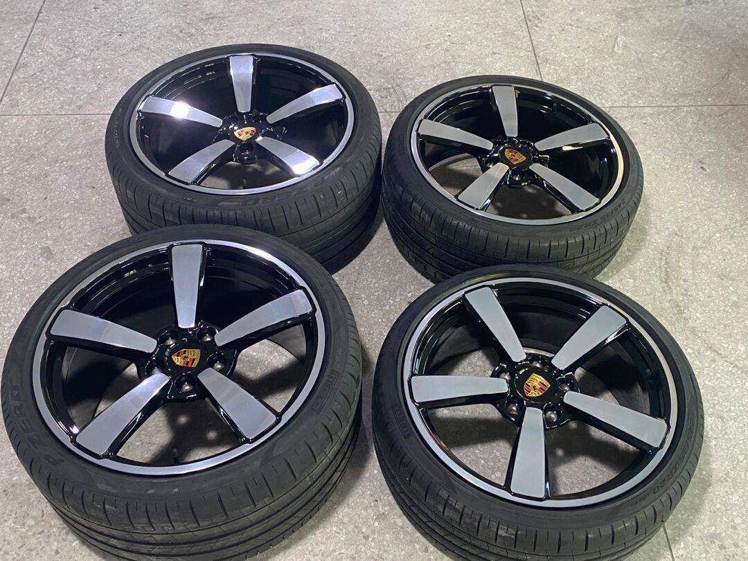 保时捷911轮毂五幅一套