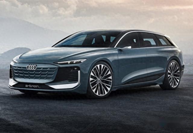 全新一代奥迪a6 avant车型曝光,将以新名字"a6 avant e-tron