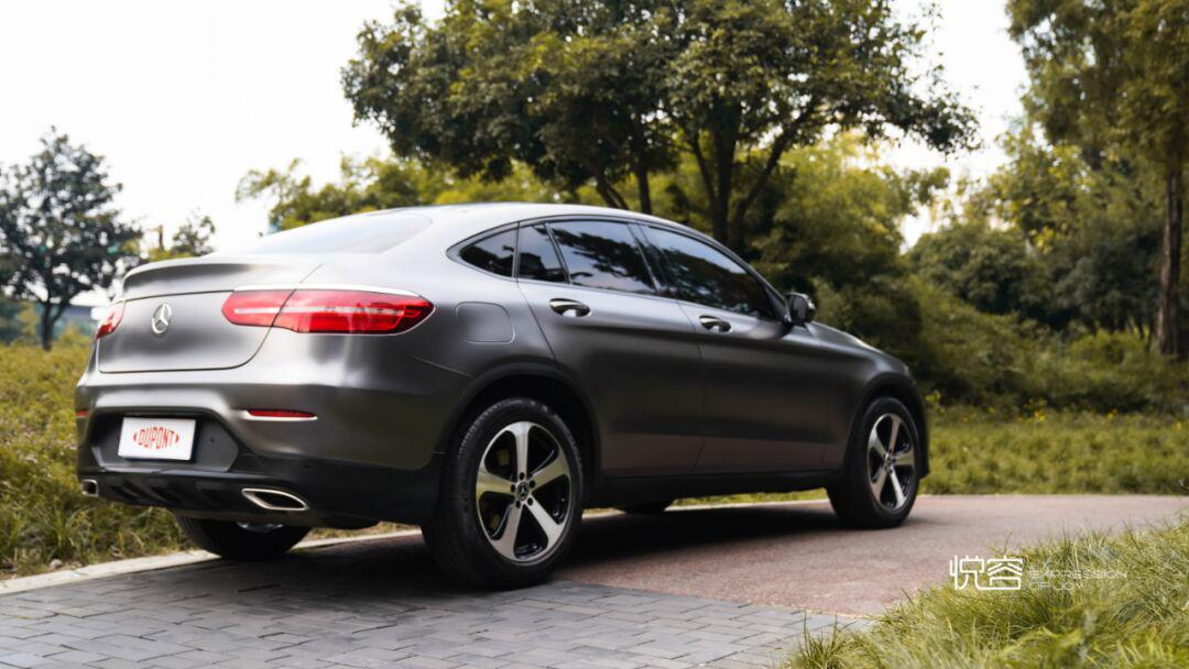 奔驰glc200改色//amg山灰_奔驰glc社区_易车社区