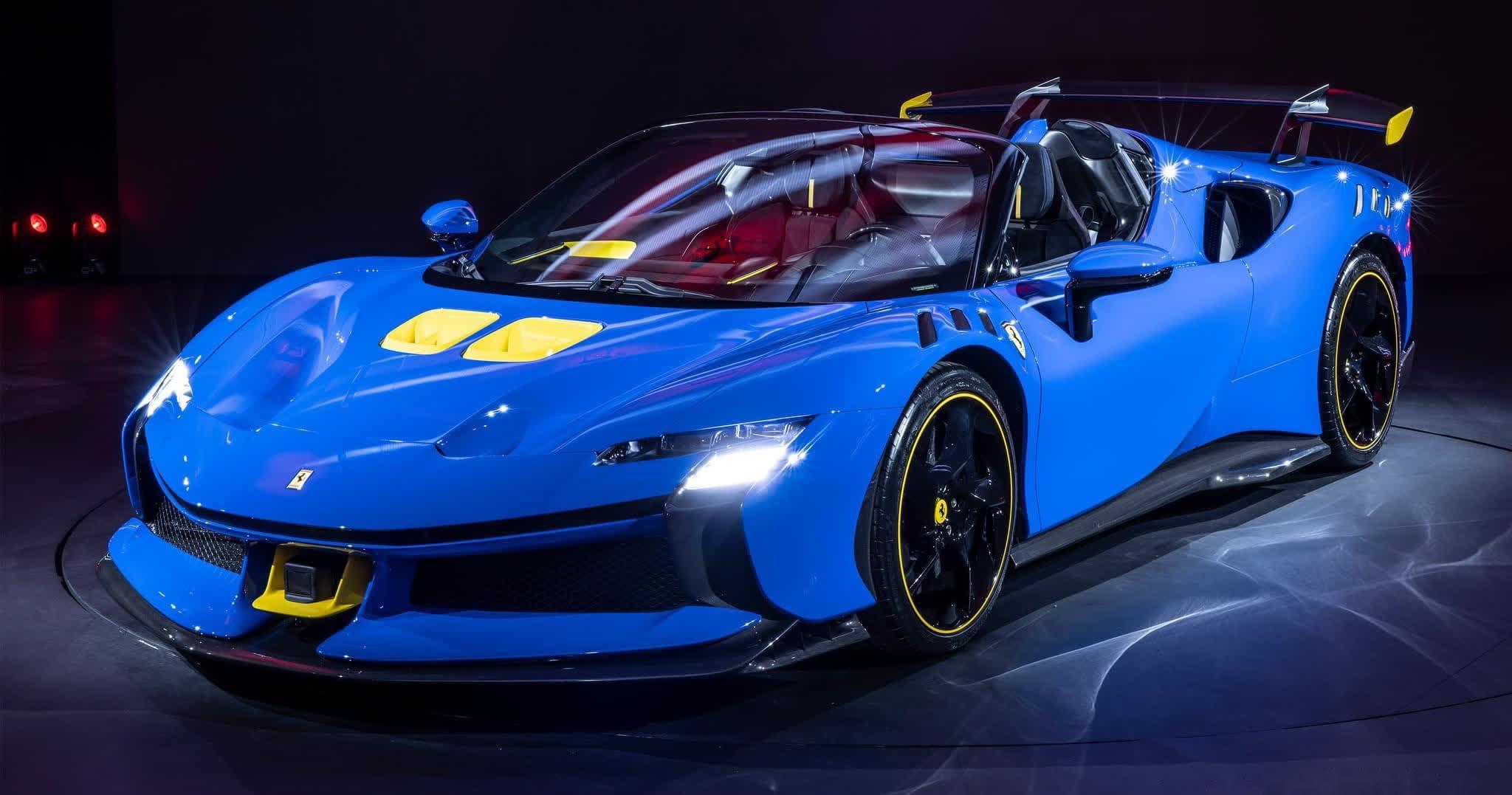 法拉利 sf90 xx stradale 已正式亮相. 作为sf90的赛道版,它