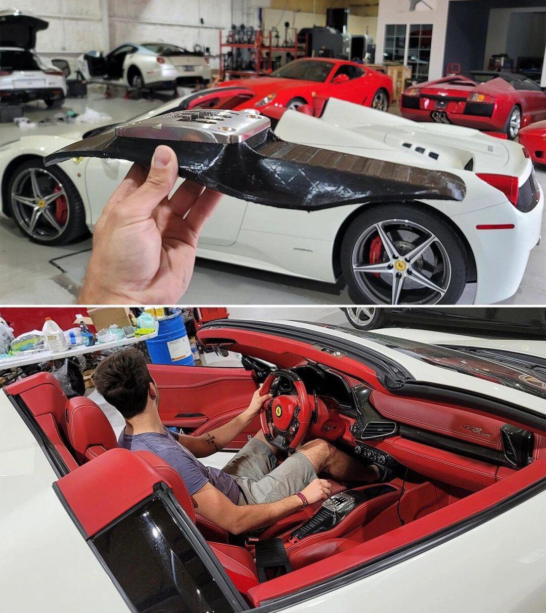 你还会开吗?当法拉利458改为"档把"手动档