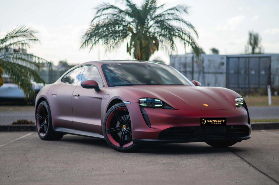 改色贴膜 保时捷taycan