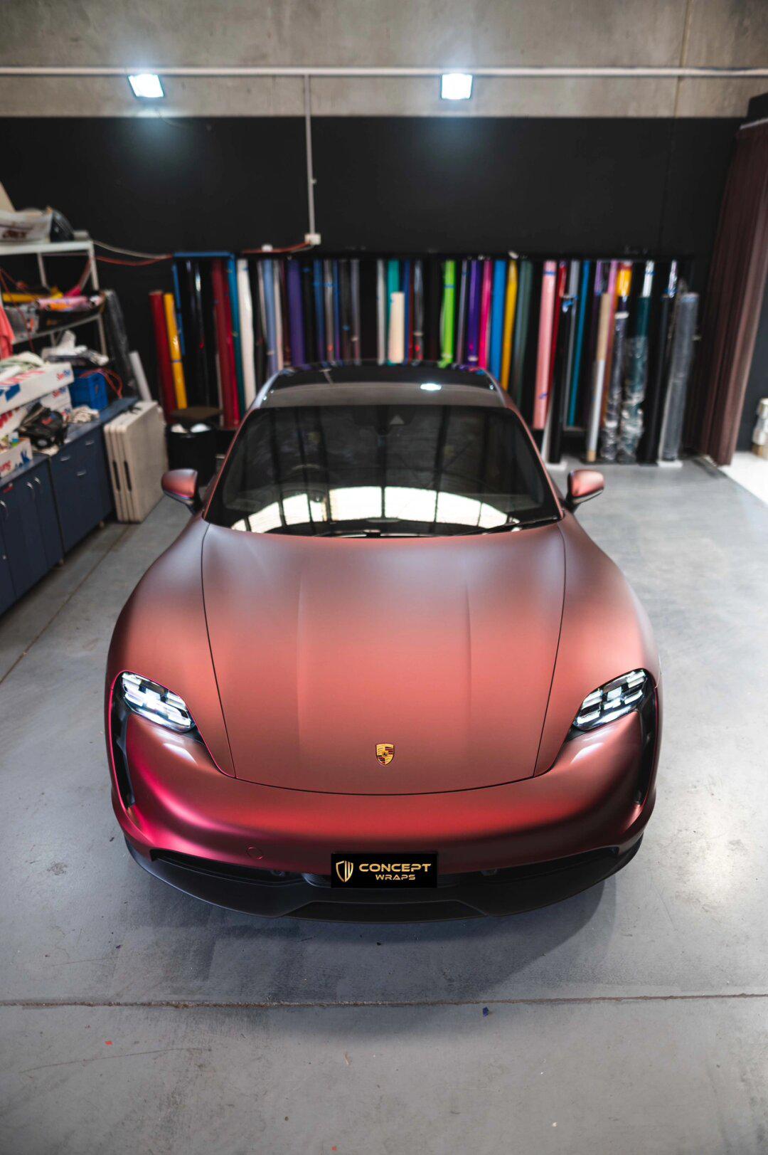 改色贴膜 保时捷taycan