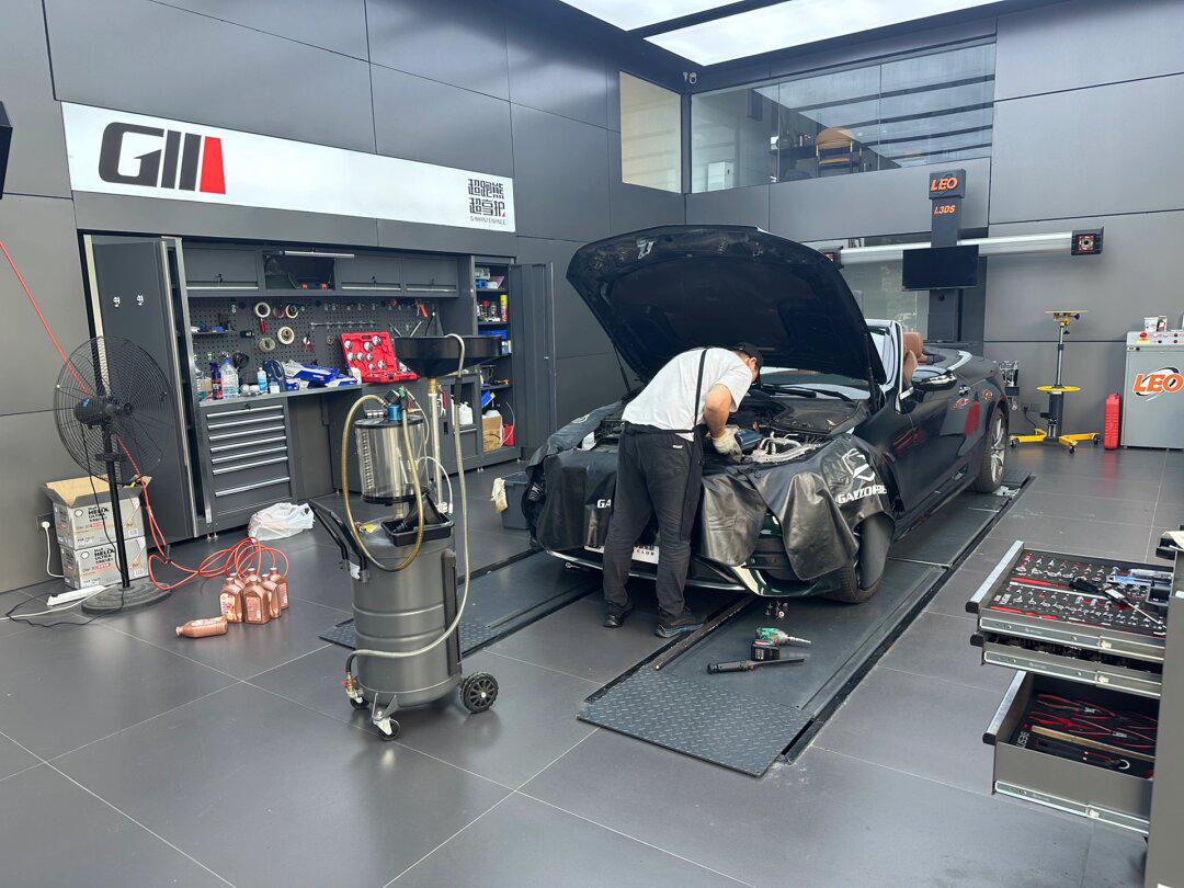 奔驰e敞篷常规保养走一波