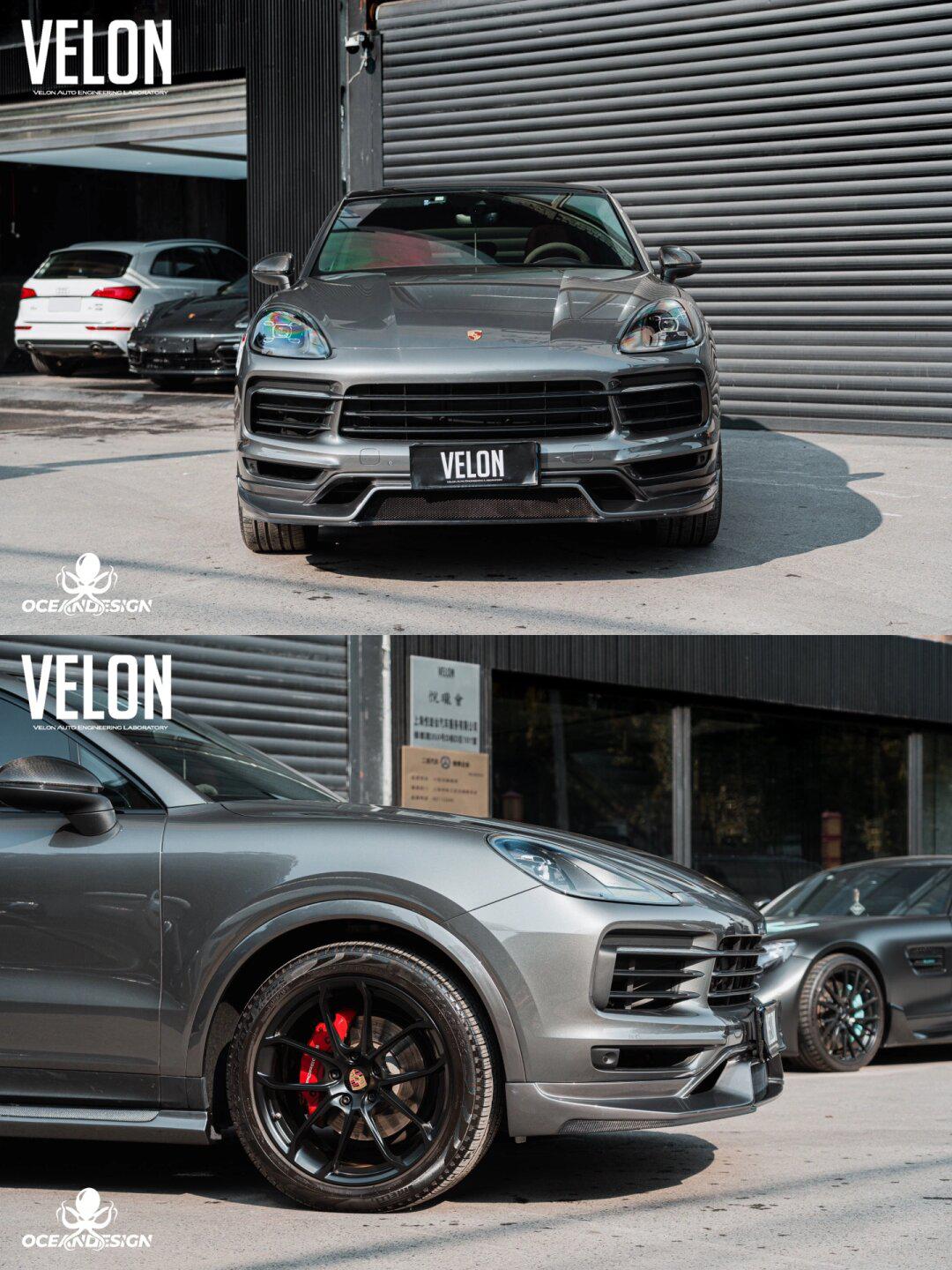 客装返图 保时捷卡宴改装od款干碳套件